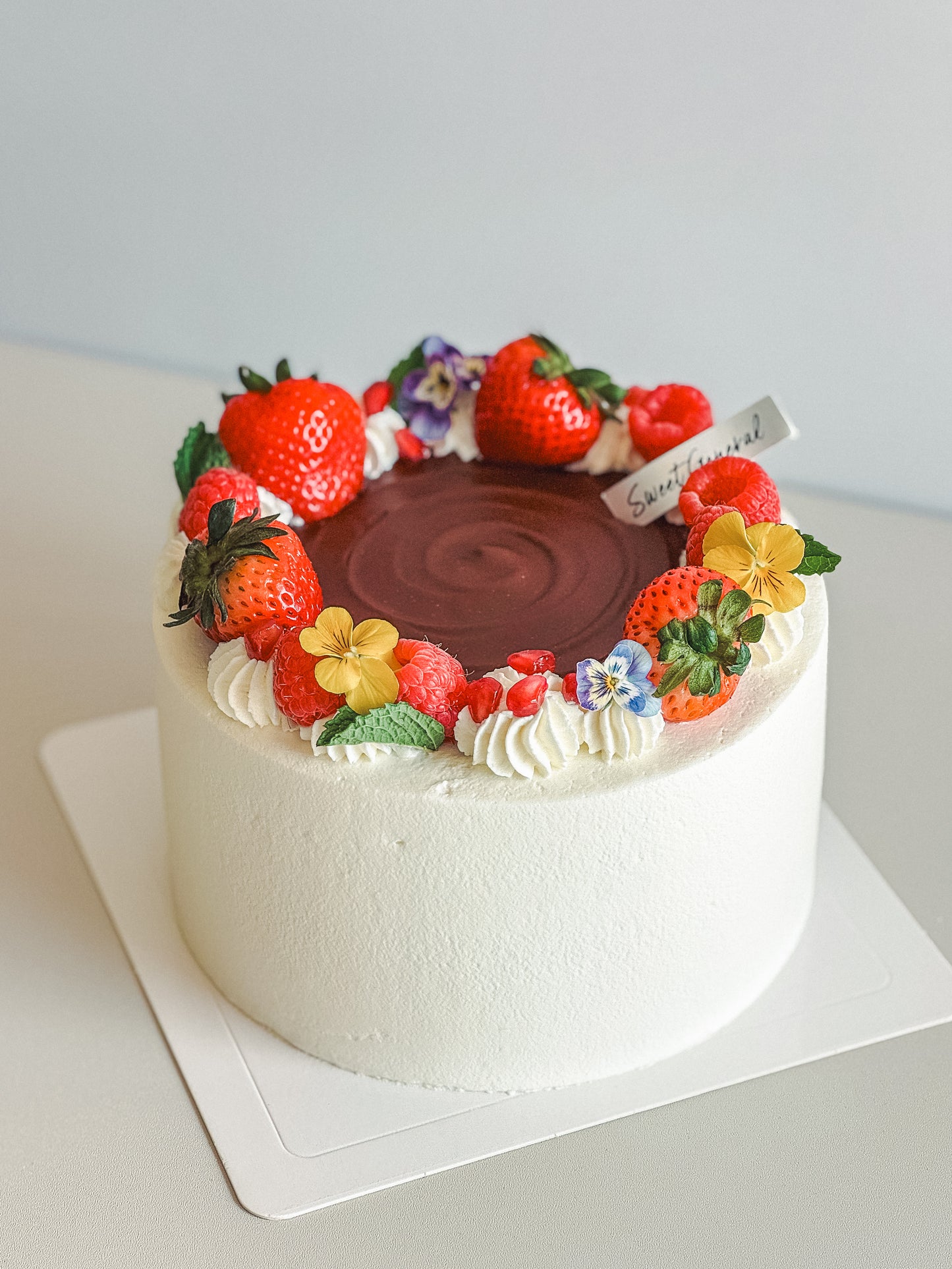 Chocolate Strawberry Cake