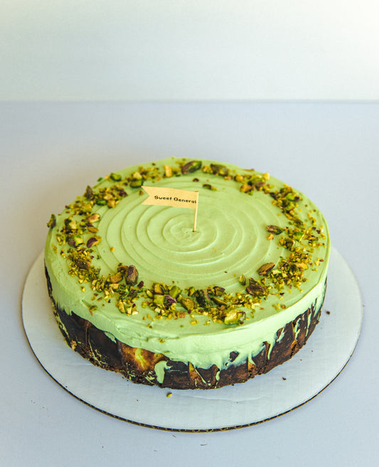 Pistachio Basque Burnt Cheese Cake